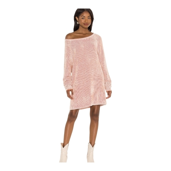 Free People Lenox Tunic In Carrot Cake Combo sweater - Picture 1 of 6